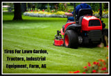 Two- 20x10.00-8 Lawn Tractor Tires 4PR Turf Mower TIRES 20x10-8 Tubeless