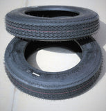 2 (TWO) 530-12 5.30-12 6 PLY RATED LOAD C  Hiway Speed Trailer Service Tires