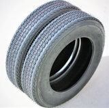 2 (TWO) 530-12 5.30-12 6 PLY RATED LOAD C  Hiway Speed Trailer Service Tires