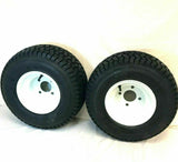 TWO (2) - 18x8.50-8 Wheel+Tires Lawn Tractor Golf Cart 4 Lug 18 8.50 8 18 850 8