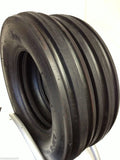 TWO New 4.00-19 Tri-Rib 3 Rib Front Tractor Tires & Tubes 8N 9N Ford H/D