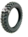VeeMoto 100/100-18 Rear Tire Force AT Heavy Duty 6 Ply Motorcycle Dirt Bike Enduro