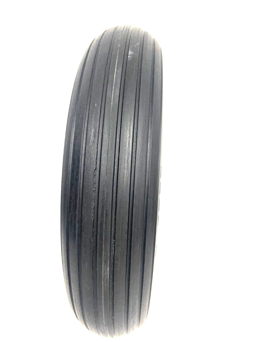 Solid Core Flat Free Tire - 4.80/4.00-8 - QC Supply