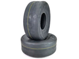 Two 15X6.00-6 Slick 8 Ply Smooth Tread Lawn Mower Tires 15x600-6 15x600x6