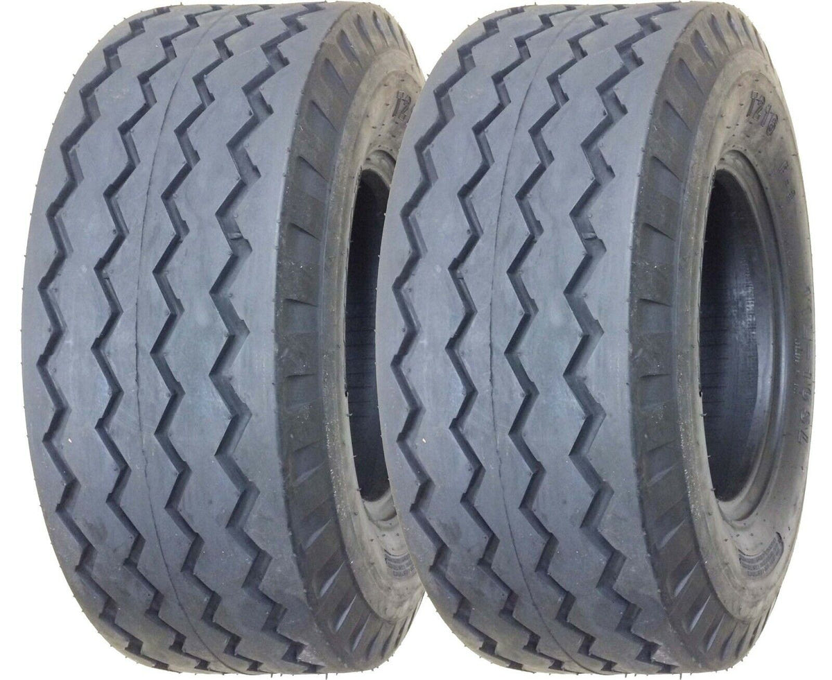 TWO 11L-16 F3 Backhoe Front Tire 11Lx16 Backhoe Heavy Duty 12PR