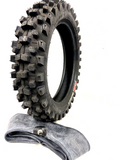 Dirtbike  3.00x12 (80/100-12) Tire and Tube Combo Fits TTR110E, KLX110. DRZ110
