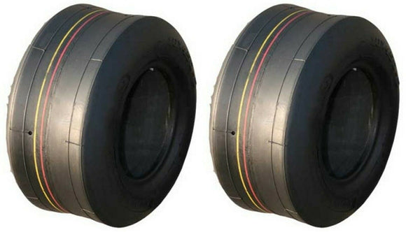 2 (TWO) 4.10/3.50-5 410/350-5 4PLY Rated Tubeless Smooth Tires 4.10-5 3.50-5