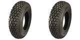 (2) TWO- NEW 4.10/3.50-4  4PLY STUD TUBELESS TIRES Dolly Handtruck 410/350-4