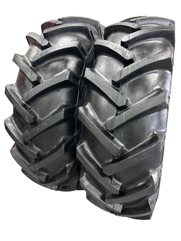 2- 18.4-38, 18.4/38 Tractor Tires 10 Ply R1 W/Tubes 2 Tires + 2 Tubes