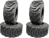 4 × 15-19.5 14 Ply R4 Skid Steer Loader Tires – Heavy Duty Industrial Tubeless (15x19.5)