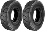 🔩 JUSTUBES 2-Pack 18x7.00-8 Forklift Tires | Heavy Duty Set with Tube & Flap