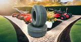 2 Tires 13x5.00-6 Smooth Rib Lawn Mower 13x5-6 4 Ply Garden Tractor 13/500-6