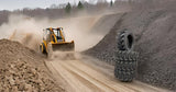 4 × 15-19.5 14 Ply R4 Skid Steer Loader Tires – Heavy Duty Industrial Tubeless (15x19.5)