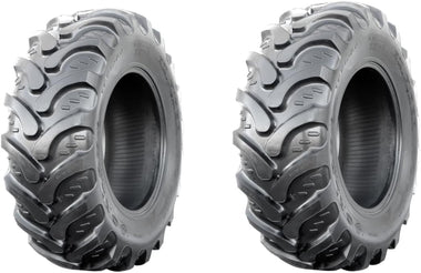 🔧 19.5L-24 12PR R4 Rear Backhoe Grader Bias Industrial Tractor Tire - 19.5x24 12-Ply Tubeless Set of 2 for Heavy-Duty Construction & Farming Equipment
