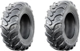 🔧 19.5L-24 12PR R4 Rear Backhoe Grader Bias Industrial Tractor Tire - 19.5x24 12-Ply Tubeless Set of 2 for Heavy-Duty Construction & Farming Equipment