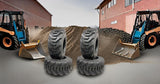 🔥 Justubes 4-Pack 12.5/80-18 R4 Backhoe Skid Steer Tires 12 Ply Heavy Duty 🔥