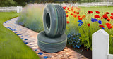 2 Tires 13x5.00-6 Smooth Rib Lawn Mower 13x5-6 4 Ply Garden Tractor 13/500-6