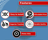 2 New 4.10/3.50-4 Turf Saver Tires 410/350-4 Lawn Mower Go Kart 4 Ply Tubeless