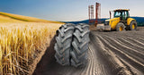 🔧 Two 13.6-28 Rear Tractor Tires R1 with Tubes - 13.6x28 Lug Bar Heavy Duty for Agricultural Tractors