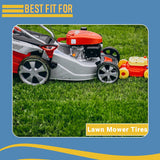 2 Tires 11x4.00-5 Smooth Lawn Mower 11x4-5 4 Ply Zero Turn Slick Tubeless 11x4x5