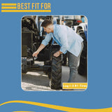 Two 6.00-16 Lug Tires & Tubes – R1 Bar Tread for Vintage Tractors & Walk-Behind Equipment