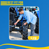 Two 6.00-16 Lug Tires & Tubes – R1 Bar Tread for Vintage Tractors & Walk-Behind Equipment