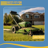 2-Pack 4.10/3.50-5 Sawtooth Tires – 4 Ply Heavy Duty Lawn Mower & Garden Tractor Tires (410/350-5)