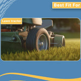 Two 16X6.50-8 4 Ply Rib 16 650 8 Lawn Tractor Mower Tires 16-6.50-8 W TUBES