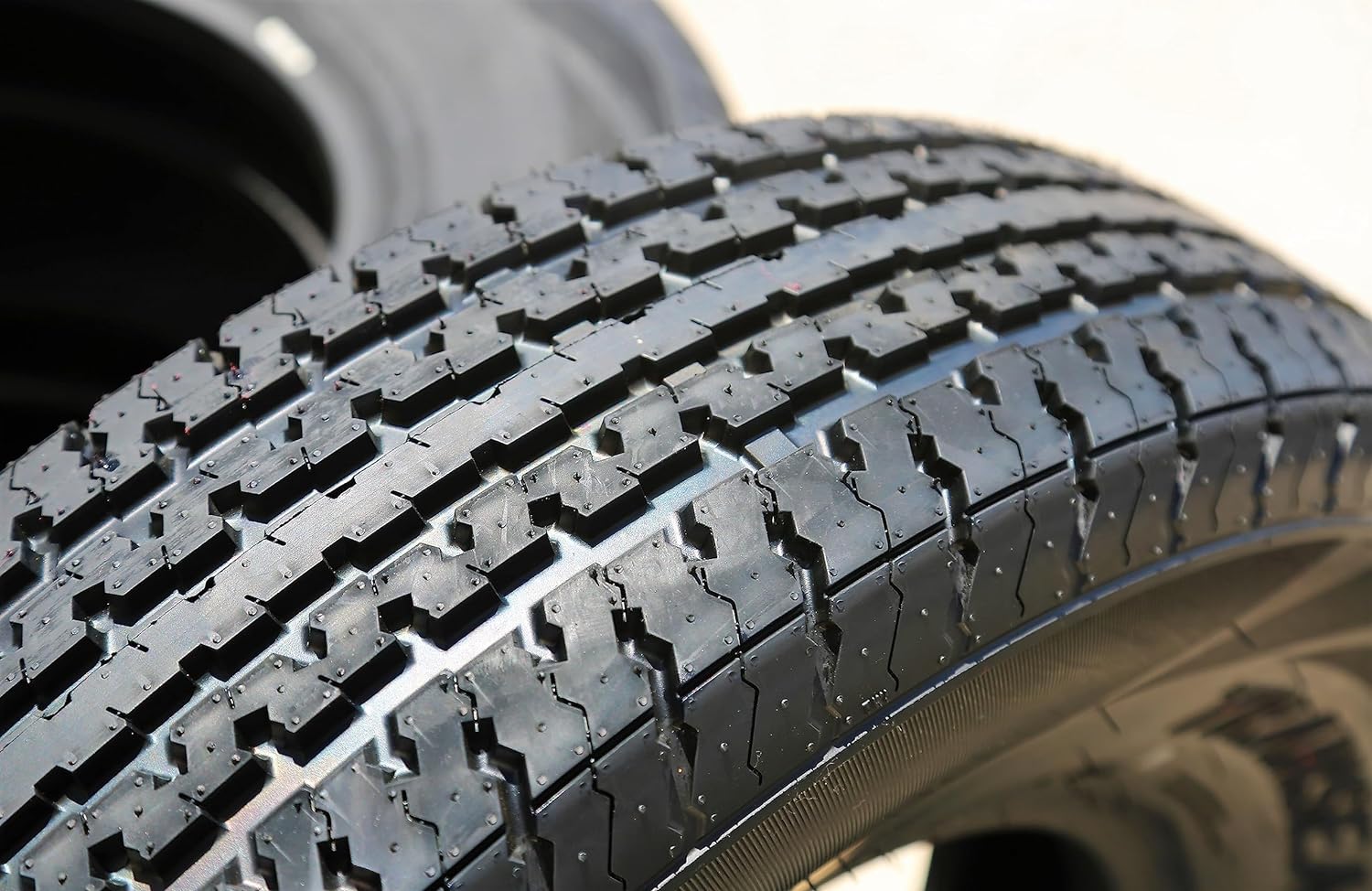 Set Of 2 Premium ST 235/80R16 Trailer Tires - 10 Ply Load Range E, All Steel Radial (124/120M)