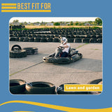 Two 4.10/3.50-5 Sawtooth Tires W/ TR87 bent stem Tubes Cart Dolly 410/350-5