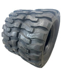 2 × 15-19.5 14 Ply R4 Skid Steer Loader Tires – Heavy Duty Industrial Tubeless (15x19.5)