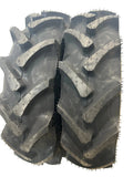 (2) TWO- NEW  9.5x16 R1 6PLY LUG TRACTOR TIRES with Tubes Ultra Deep Lugs