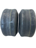 Two 15X6.00-6 Slick 8 Ply Smooth Tread Lawn Mower Tires 15x600-6 15x600x6