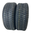 2 New 4.10/3.50-4 Turf Tires P332 Tread Tubeless 410/350-4 Lawn Mower Go Kart