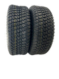 2 New 4.10/3.50-4 Turf Tires P332 Tread Tubeless 410/350-4 Lawn Mower Go Kart