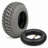 2.80X4 Grey Scooter tires with inner tubes 2 pack 2.80/2.50-4 9"x3"