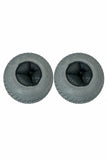 2.80X4 Grey Scooter tires with inner tubes 2 pack 2.80/2.50-4 9"x3"