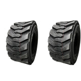 Four 12-16.5 Heavy Duty Skid Steer R4 12 Ply Tubeless Bobcat 12x16.5 12-16.5