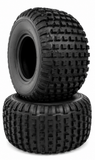 (2) TWO- NEW  25x12-9 Deestone D929 Knobby Tubeless Tires