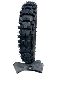 90/100-14 3.00-14" inch Rear Tire & Tube for Coolster Tao Tao Apollo RM80 YZ80 Pit Bike Dirt Bike