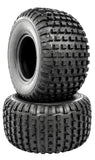 (2) TWO- NEW  25x12-9 Deestone D929 Knobby Tubeless Tires