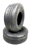 2 Tires 11x4.00-5 Smooth Rib Lawn Mower 11x4-5 4 Ply Heavy Duty Tractor Go Kart