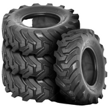 Four 12-16.5 Heavy Duty Skid Steer R4 12 Ply Tubeless Bobcat 12x16.5 12-16.5