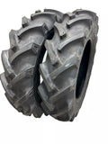 2 (TWO)- 11.2-28 Tractor Tires R-1 8 Ply AG Tractor HD Tires 11.2 28 W Tubes