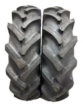 Two 9.5x22 6-Ply R-1 Bar Lug Tractor Tires – Tubeless
