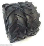 Two 16x6.50-8 AG Lug Tires 4 Ply | Lawn Tractor Mower Turf