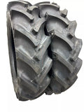 2- 15.5-38 R1 10 Ply Backhoe Tractor Tires 2 Tires + 2 Tubes