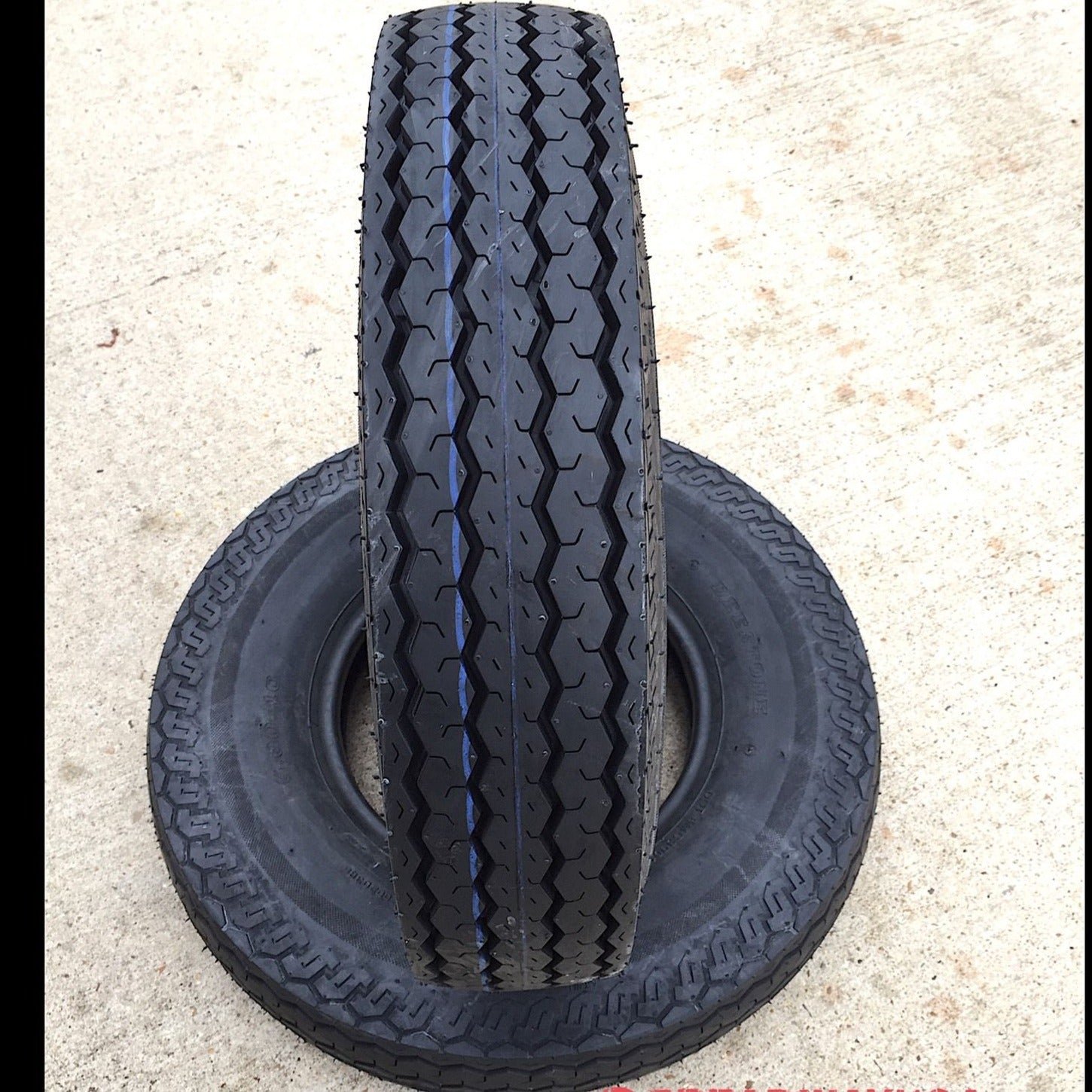 2- 500x10, 500-10, 5.00x10, 5.00-10 Eight ply Tubeless Trailer Tires B ...