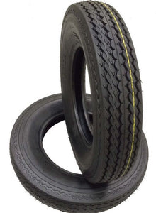 2 (TWO) 530-12 5.30-12 8 PLY RATED LOAD D T Hiway Speed Trailer Service Tires (530128)