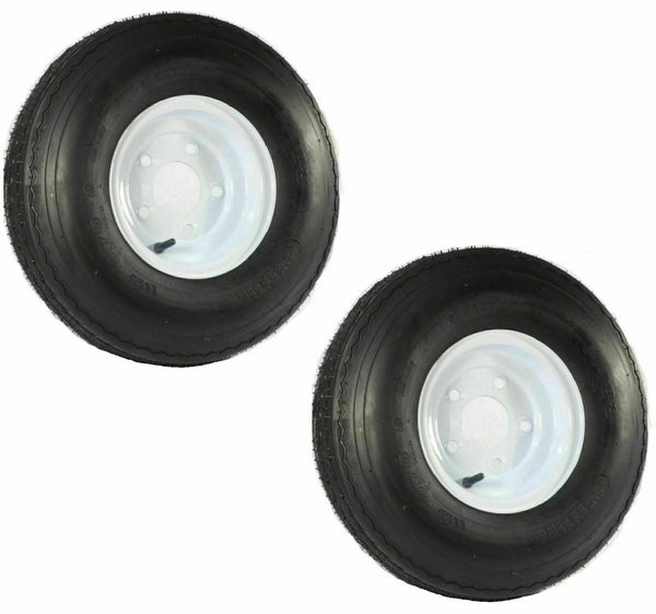 5 Lug Trailer Wheels 5.70-8 Trailer Tires Highway Boat Trailer Tires 5 ...